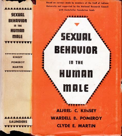 Sexual Behavior In The Human Male Alfred C Kinsey