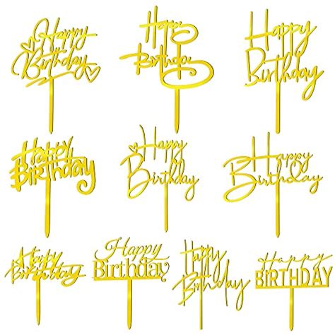 I Tested The Gold Happy Birthday Cake Topper Heres Why Its The