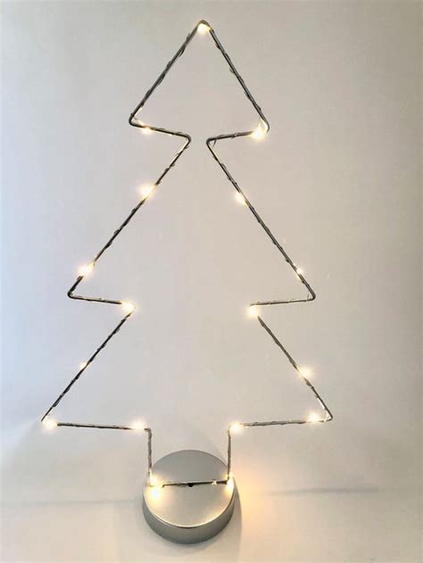 Kerstboom Zilver Met Led Verlichting Bol