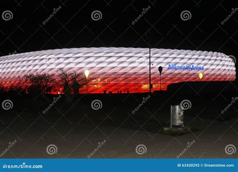 Allianz arena editorial stock photo. Image of white, november - 62430293