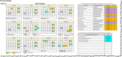 Create an Excel Calendar with Holidays and Appointments - Xelplus ...