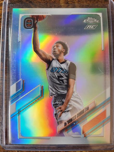 Topps Chrome Ote Overtime Elite Refractor De Vontes Cobbs