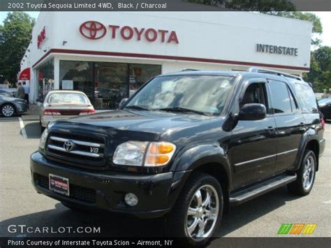 Black 2002 Toyota Sequoia Limited 4wd Charcoal Interior Gtcarlot