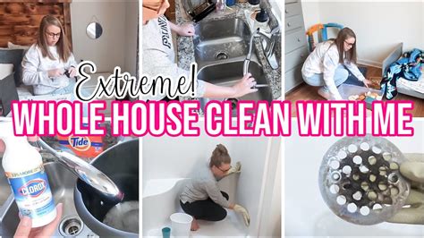 Extreme Whole House Clean With Me Insanely Dirty Deep Cleaning