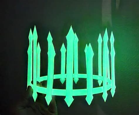 Yuno Black Clover Magic Crown Glow In The Dark Cosplay Etsy Canada