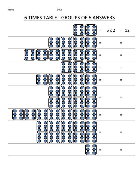 6 Times Table Worksheets Printable | 6 times table worksheet, 6 times ...