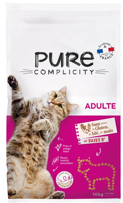 Croquettes Chat Au Boeuf Kg Pure Complicity Gamm Vert