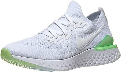 Amazon Nike Men S Epic React Flyknit Running Shoe White Lime