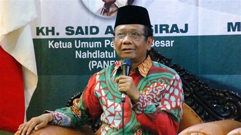 Soal Negara Islam Mahfud Md Tegaskan Haram Hukumnya Meniru Sistem