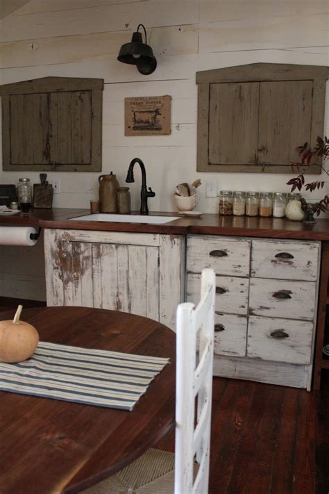 A Fine Farmhouse Distressed Kitchen Cabinets Farmhouse Style Kitchen