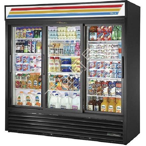 True Gdm 69 Ld Deluxe Type 3 Glazed Sliding Door Drink Display Cooler Usa Promet Catering