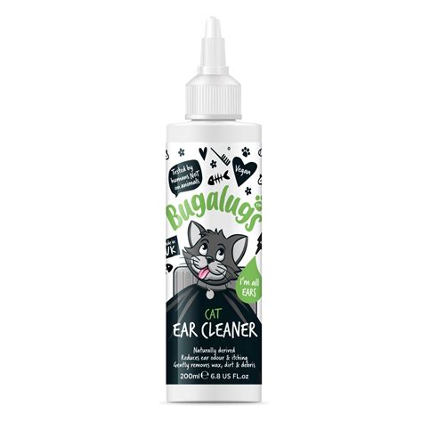 Bugalugs Cat Ear Cleaner Ml Delikatny P Yn Do Czyszczenia Uszu Kota