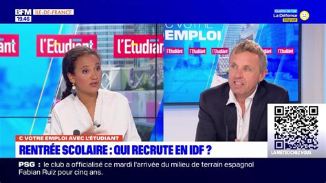 Replay C Votre Emploi Rentr E Scolaire Qui Recrute En Idf Voir L