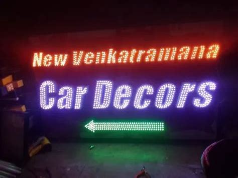 Led Letter Sign Board Letter Material Acrylic At Best Price In Hyderabad