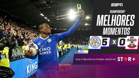 Fatawu BRILHA Anota Um HAT TRICK E Leicester Goleia Southampton Por