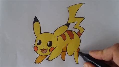 TUTO FACILE COMMENT DESSINER PIKACHU YouTube