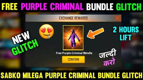 Criminal Royale Free Fire Purple Criminal Return Criminal Royale