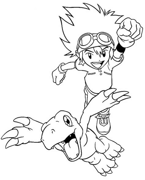 Dibujos De Digimon Para Colorear E Imprimir ColoringOnly