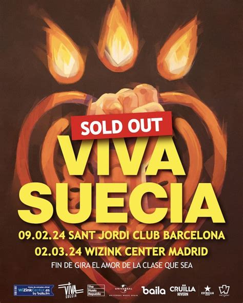 Viva Suecia Cuelga El Cartel De Entradas Agotadas En El WiZink Y En