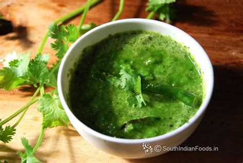 Coriander Chutney Cilantro Chutney How To Make Video