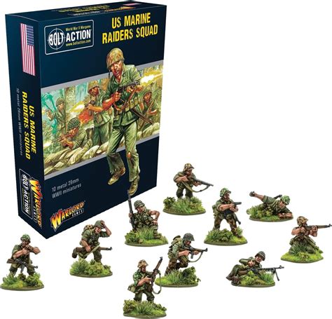 Wargames Delivered Bolt Action US Marine Raider Squad 28mm Miniatures