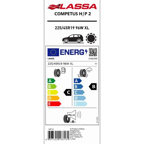 Lassa 225 45 R19 96W Xl Competus H P 2 Yaz Lastiği Üretim Fiyatı