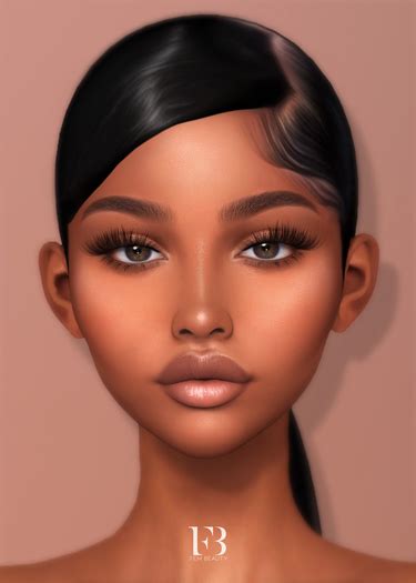 Second Life Marketplace Fem Beauty Malika Genus Skin Deluxe Pack