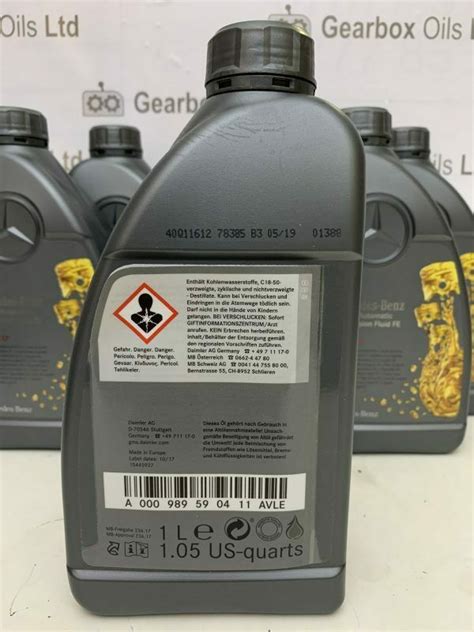 Genuine Mercedes Benz G Tronic Automatic Gearbox Oil L Femb