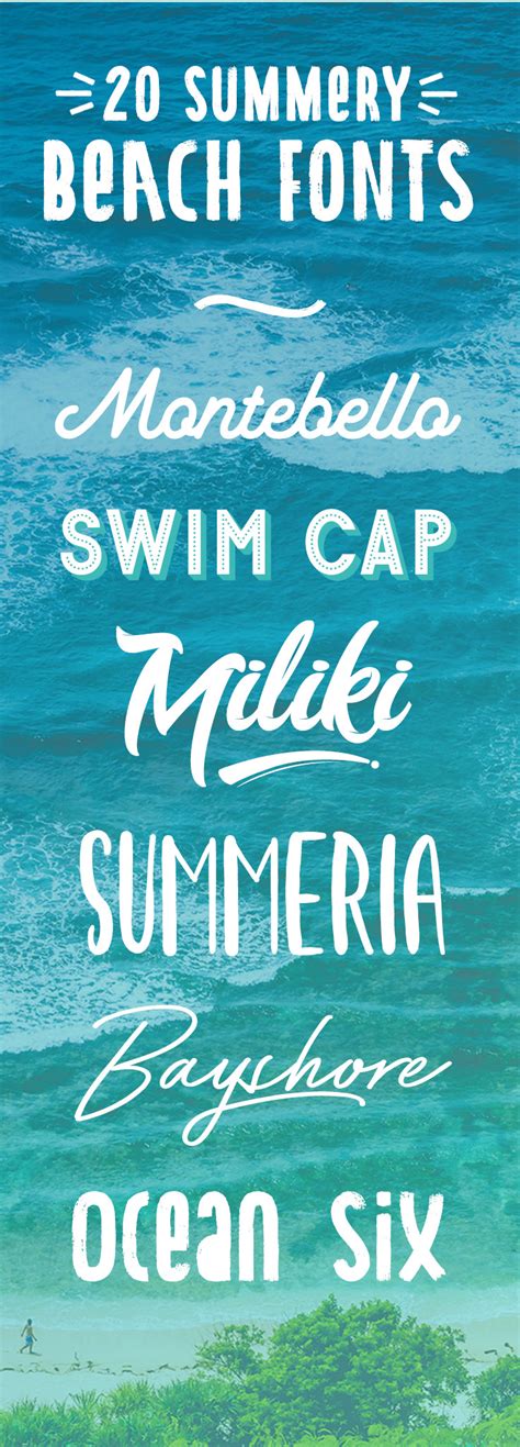 Beach Fonts To Design All Summer Long Creative Market Blog