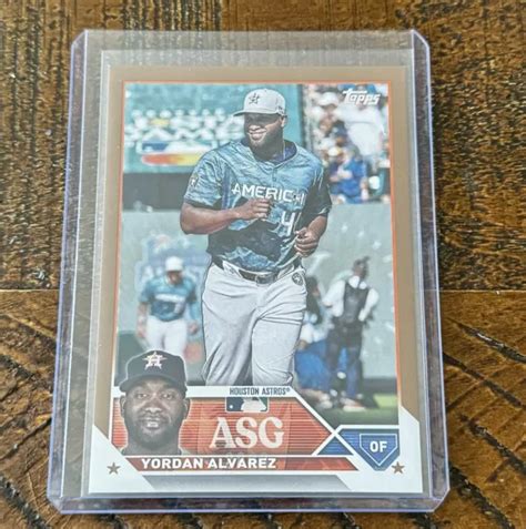 Mise Jour Topps All Star Game Yordan Alvarez Or Parall Le