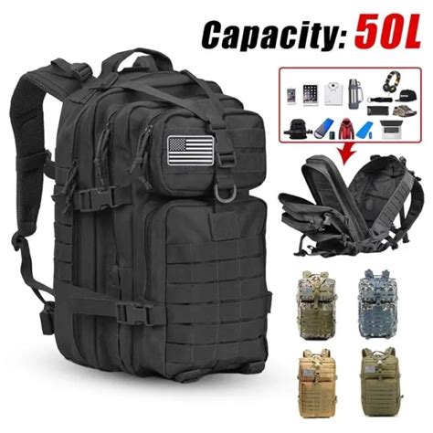 Sac Dos Tactique Militaire Tactique L Grande Capacit Hommes Arm E