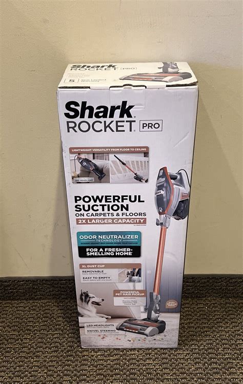 Shark Rocket Pro Corded Stick Vacuum With Odor Neutralizer Technology