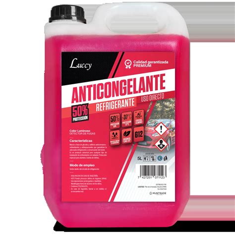 Anticongelante Refrigerante 50 5 Litros Coche Org Nico G12 PROTECCI N