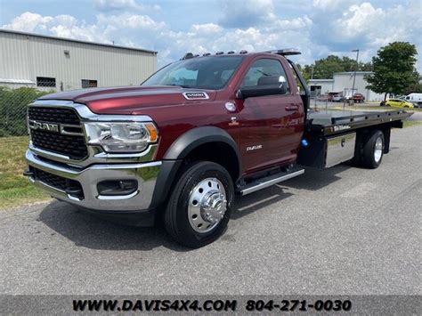 2022 Dodge Ram 5500 4x4 Rollback Tow Truck Wrecker Cummins Diesel