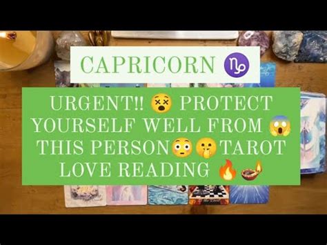 Capricornjune Urgent Protect Yourself Well From This Person