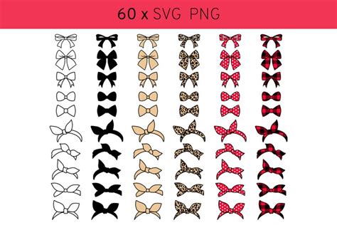 Hair Bow Bundle Svg Bandana Svg Bundle Headbands Svg