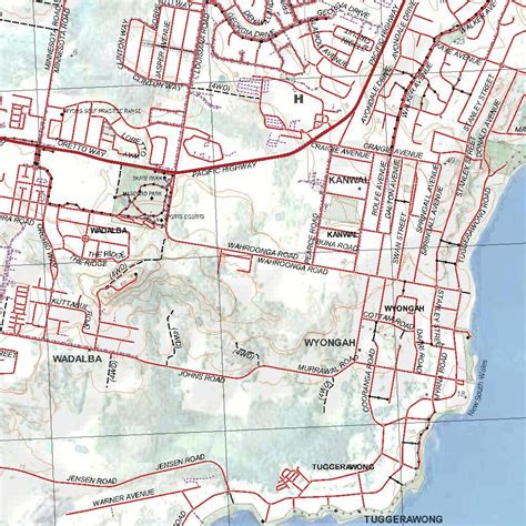 Getlost Map 9231-3N Toukley NSW Topographic Map V15 1:25,000 map by Getlost Maps - Avenza Maps ...