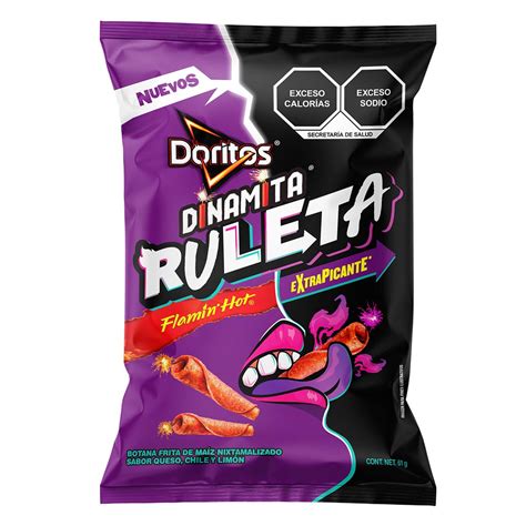 Botana Sabritas Doritos Dinamita Ruleta 61g Chedraui