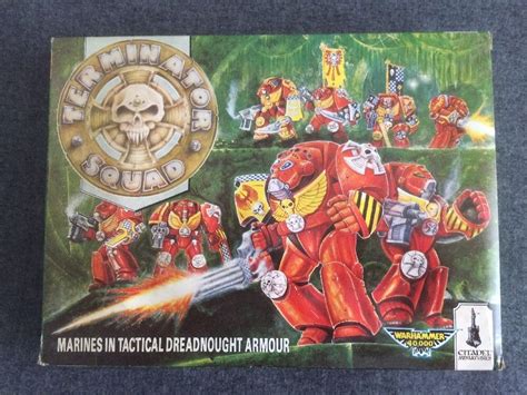 Warhammer K Terminator Squad Box Set W Extra Rogue Trader Metal Oop