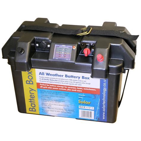 Solar Technology Deluxe All Weather Battery Box Machine Mart