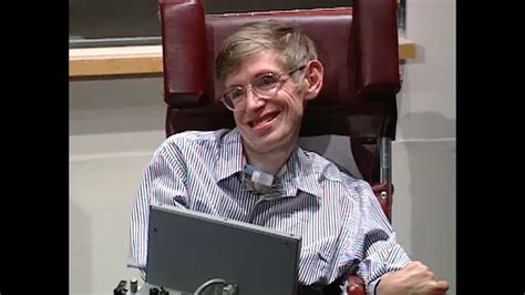 Stephen Hawking Speaks At Mit Education And Technology Sept 1994 Youtube