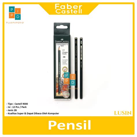 Jual Faber Castell Pensil Tulis Komputer Ujian 2B Pcs Shopee