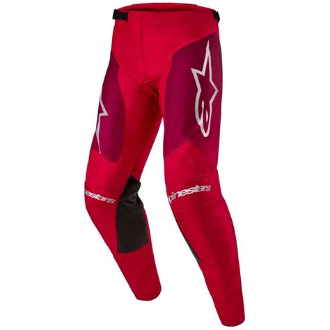 Pantaloni Moto Cross Enduro Alpinestars RACER HOEN Borgogna Rossa