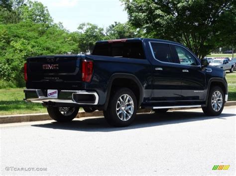 2019 Pacific Blue Metallic Gmc Sierra 1500 Slt Crew Cab 4wd 133191245 Photo 3