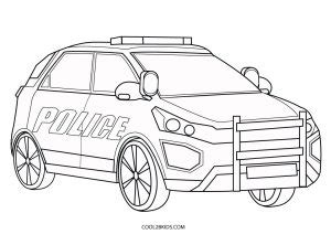 Free Printable Police Car Coloring Pages For Kids