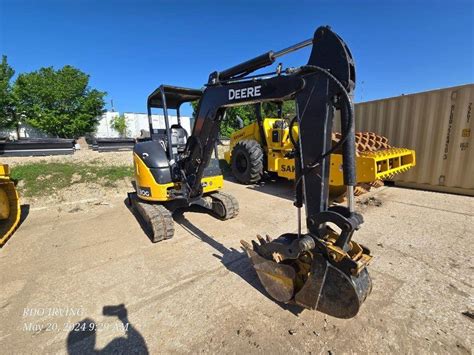 2018 John Deere 30g Mini Excavator For Sale 939 Hours Irving Tx