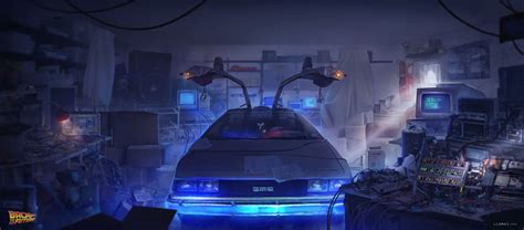 digital art, DeLorean, Time travel Wallpapers HD / Desktop and Mobile Backgrounds