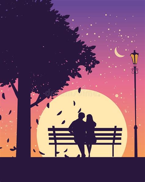 Man Woman Sitting Under Love Tree Stock Illustrations 80 Man Woman Sitting Under Love Tree