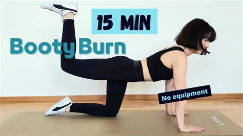 15 Min Booty Burn Workout No Equipment Motion Youtube