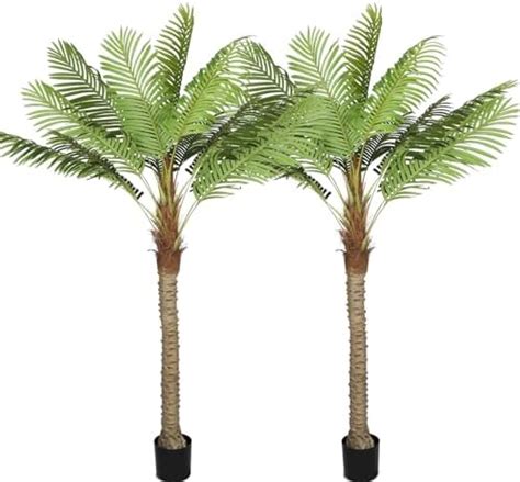 Amazon Floworld Palm Tree Artificial Tropical Plant Ft Tall Faux